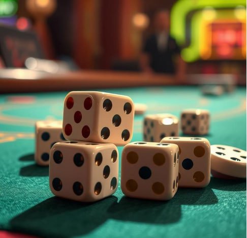 Studio dealer langsung ide777 menampilkan meja profesional dengan kamera multi-sudut dan dealer berpengalaman